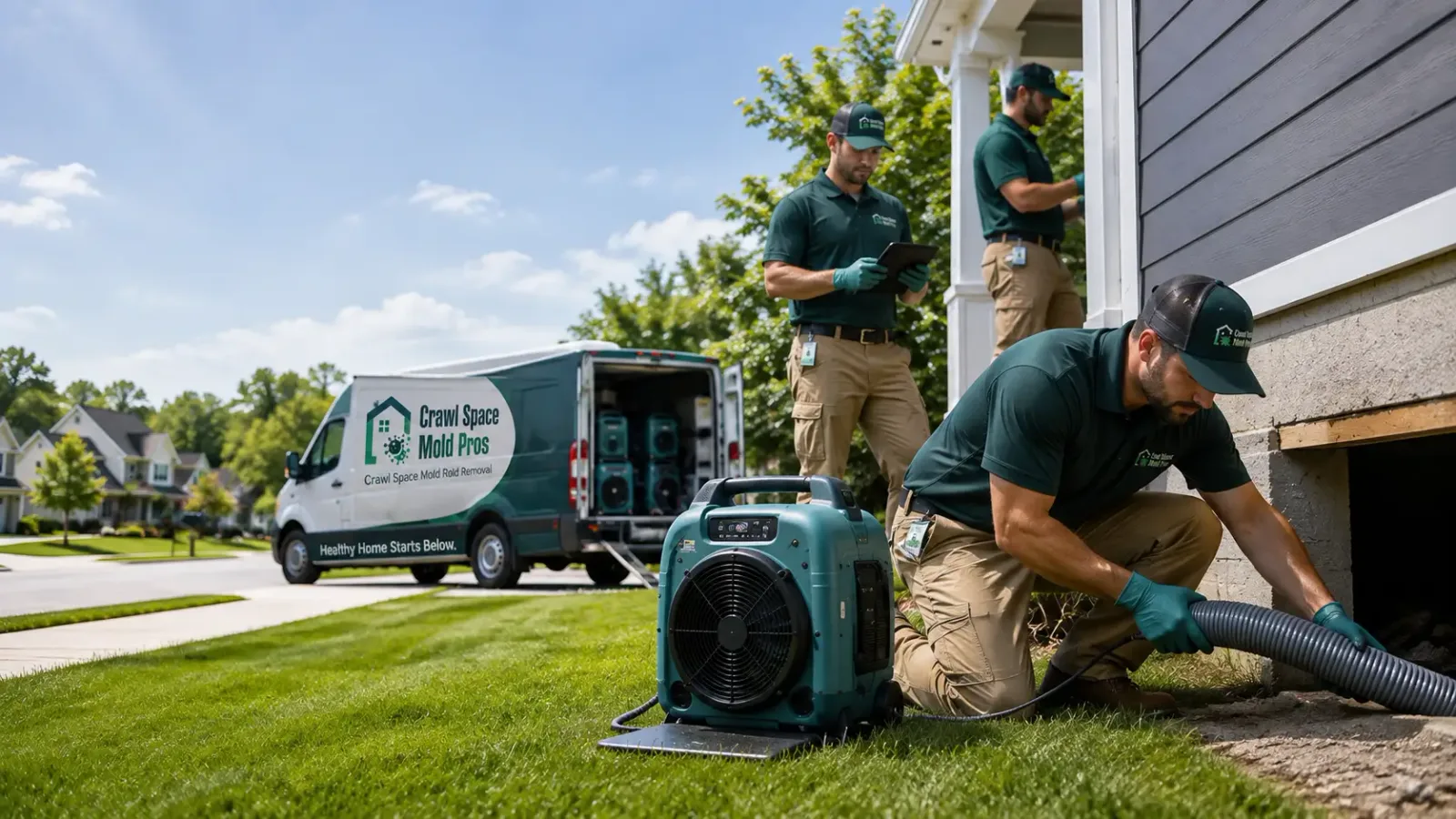 Crawl Space Mold Removal in Okeene, OK
